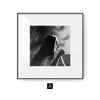 Fotografia em preto e branco combinação pintura decorativa nicho arte modelo quarto famoso quarto de dormir escritório café escritório mural