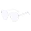 TY11 gafas de sol transparentes de gelatina con forma de corazón de melocotón para hombres y mujeres, gafas de sol con forma de corazón unidas entre Europa y Estados Unidos.