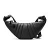 Bolso Croissant para el Hombro para Mujer, Bolso Cruzado Casual Tipo Croissant, Bolso de Hombro de Cuero Genuino de Moda para Mujer, Bolso Simple Urbano para Teléfono Móvil