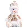 Adornos de Muñeco Navideño Sentado Transfronterizo Decoraciones Navideñas de Regalo Champagne Dorado Anciano Muñeco de Nieve Reno
