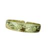 Latón Color Natural 12mm Pulsera Abierta de Latón Pulsera de Cobre Puro Pulsera sin Chapar Flor de Ciruelo Dragón y Fénix Fortuna