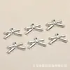 40x22 agujeros 3mm Acrílico Lazo Chapado UV Electrolíticamente Colgante DIY Cadena de Teléfono Llavero Colgante Adornos Accesorios