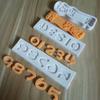 ¿Cuántos años tengo? Molde de silicona para insertar tarjetas de pastel Marca Herramienta para fondant y chocolate Herramienta para arcilla y cerámica blanda