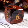 Cisne Dorado Piedra Natural Dados Digitales Poliédricos Dnd Trpg Juego de Dungeons and Dragons Dnd Gemas Poliédricas