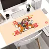 Mouse Pad Criativo de Ano Novo com Texto Espírito de Dragão para Jogos Grande High-End Espessado Resistente à Sujeira Desgastável Tapete para Mesa de Computador