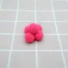 Paquete pequeño en stock Bola de pelo de alta elasticidad Bola pequeña de pelo de poliéster Bola de felpa colorida Bola de pelo hecha a mano accesorio de bola de pelusa para DIY