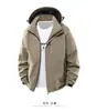 Comércio Exterior Masculino Plus Size Transfronteiriço 250 Jin Usável Design com Capuz Capuz Removível À Prova de Vento Microporoso Permeável à Umidade Circulação