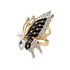 Hebilla Elegante de Mariposa para Bufanda de Venta Caliente Transfronteriza, Exquisita Hebilla de Bufanda con Perlas Estilo Chanel de Lujo Ligero al por Mayor