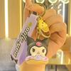 Chaveiro Criativo Cão de Orelhas Grandes Sanrio Cinnamoroll Pingente para Chave de Carro Bolsa Ornamento de Chaveiro Pequeno Presente