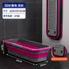 Cubo Mop Portátil Almacenamiento Cubo Plegable Limpieza Portátil Cubo para Lavado de Autos Rectangular Multifuncional Cubo para Trapear
