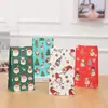 Saco de comida de Natal saco de doces atacado Saco de papel Kraft impressão de árvore de Natal l saco de embalagem sacola