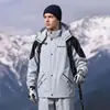 Conjunto de Capa de Chuva para Motocicleta Masculina Completo Anti-Chuva Roupa Externa Adulto Tipo Dividido Especial para Entregadores de Comida Roupas de Ciclismo