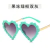 Moda infantil 2020 óculos de sol de amor óculos de sol de desenho animado fofos óculos de sol de bebê personalizados onda óculos de sol estilosos