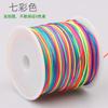 Mini rollo pequeño No. Hilo de jade teñido de 72 segmentos de colores diy pulsera tejida collar alambre multicolor degradado con cuentas al por mayor