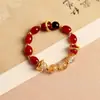 Nuevo Pulsera de Mariposa China Diseño de Nicho Ins Súper Hada Pulsera Rota de Jade de Mariposa Simple Versátil Mejor Amiga Estudiante Mano