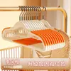 Cabide de Plástico para Roupas Cabide Doméstico para Pendurar Roupas Ângulo de Ombro Contínuo Cabide de Roupas Secagem Antiderrapante Proteção para os Ombros Cabide à Prova de Vento Cabide para Quarto de Dormir Cabide para Guarda-Roupa
