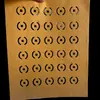Papel de Moneda de Cobre Perforado 2.5kg Papel Moneda Tradicional Estilo Antiguo para Quemar, Papel de Buena Calidad, Papel de Burbujas Amarillo, Dinero Perforado para Adoración de Ancestros, Papel de Moneda de Cobre