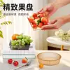 Prato em Forma de Osso com Borda Ondulada na Cor Creme, Prato de Frutas de Luxo de Alta Qualidade para Uso Doméstico na Sala de Estar, Bandeja para Lanches, Doces, Nozes e Sobremesas
