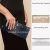 Bolso de Mano para Cena con Incrustaciones de Diamantes Transfronterizo Listo para Usar, Bolso de Mano de Lujo Ligero de Alta Gama para Mujer, Bolso Cruzado de Diamantes Caliente, Bolso de Solapa de Gran Capacidad