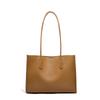 Bolsa Feminina de Couro Genuíno de Grande Capacidade, Bolsa Tote de Couro Macio de Nicho, Novo Modelo 2026, Estilo Retrô Versátil de Alta Qualidade, Bolsa de Ombro Grande para Mulheres