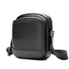 Bolso Pequeño Cuadrado para Hombre de Piel de Vaca de Primera Capa Moda de Comercio Exterior Bolso de Hombro Sencillo Cuero Genuino Bolso Cruzado Casual de Gama Alta Venta al por Mayor