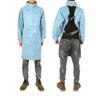 Roupa Protetora para Soldador Couro Anti-escaldante Roupa de Trabalho para Solda Elétrica Alta Temperatura Anti-radiação Avental de Couro Isolamento Térmico Roupa de Proteção