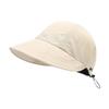 Sombrero de Sol de Mismo Estilo de Ruth para Mujer, Sombrero de Sol Versátil Multifuncional de Verano, Gorra de Béisbol con Cordón, Sombrero de Pescador de Secado Rápido