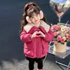 Parka Transfronteriza para Niñas con Cuello de Piel 2026 Invierno Nueva Ropa Infantil Abrigo de Algodón Chaqueta de Celebridad de Internet para Niños Abrigo Cálido de Moda