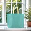 Bolsa grande en blanco no tejida, bolsa de mano personalizada para tienda de ropa, bolsa de compras ecológica al por mayor, logotipo imprimible personalizado
