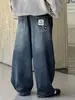 Calças jeans de outono para meninos, calças de perna curva para primavera e outono, novo estilo 2026, calças retas da moda e estilosas para crianças mais velhas