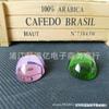 DIY Hemisferio de Cristal Hemisferio Gema del Tiempo Parche Hemisferio de Vidrio Pisapapeles Parche Decorativo
