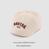 Gorro de veludo cotelê de inverno, boina infantil, Amazon Foreign Trade, chapéu de jazz para bebês de 4 anos, chapéu BOSTON Forward