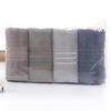 Toalla para hombre para lavado de cara Toalla de algodón puro Toalla de baño para adulto Mejorada Absorbente de agua Sin pelusa Toalla de regalo Toalla con logo para la cabeza