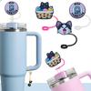 Serie Xiao Mao tapa de pajita stanley traje de cadena de 26 letras etsystanley accesorios para taza con cadena taza succión