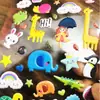 Pegatinas de Burbujas de Animales de Dibujos Animados del Fabricante al por Mayor Pegatinas Estéreo de Burbujas 3D de Espuma Pegatinas Creativas Personalizadas
