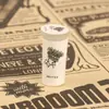 Mini Copo de Milk Tea, Enfeites de Brinquedo de Comida em Miniatura Simulada, Acessórios de Resina para DIY, Acessórios de Garrafa de Bebida de Loja de Conveniência Supermercado