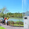 Faro de Fuente de Grito de Celebridad de Internet de Tianjin Punto Turístico Faro de Grito Musical Bocina Escanear Código Bocina Equipo de Control de Voz para Exteriores Fabricante