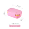 Conjunto de Marmita Plástica com Compartimentos e Garrafa de Água com Talheres Grau Alimentício Micro-ondas Caixa Bento Caixa de Refeição para Viagem Adulto