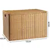 Cesta de Lavandería Estilo Nórdico con Tapa, Contenedor Grande para Ropa Sucia para Baño, Cesto de Lavandería por Wan Hongzhi