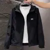 Jaqueta Casual Bordada Masculina Nova de Primavera e Outono Transfronteiriça Moda Tendência Versátil Peça de Roupa Casual Atacado