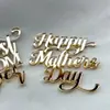 Ins Style Transfronteiriço Inserção para Bolo Dia das Mães Feliz Dia das Mães Acrílico Cupcake Assando Bolo Decoração