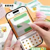 Nuevo Bloc de Notas Mensaje Burbuja Verde Creativo Pegatinas de Emoticonos de Chat Divertido Pegatinas para Material de Cuaderno de Clase