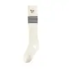 Nuevos Calcetines Largos Bordados de Cachorro Lindo Estilo Coreano para Niños, Calcetines Casuales Versátiles Estilo Universitario de Media Pantorrilla al por Mayor