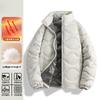 Chamarra Ligera de Plumas Luo Duo para Mujer, Nuevo Modelo Invierno 2025, Plumón de Pato Blanco, Forro Interior Resistente al Frío, Abrigo con Cuello Alto Talla Grande