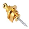 Fivela de Correia de Guitarra Guitarra Elétrica Correia Antiderrapante Preguinho de Correia Botão de Correia Cabeça Redonda Preguinho de Cauda Antiderrapante Prata Preto Dourado
