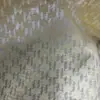 Tela Jacquard a Cuadros Houndstooth de Cáñamo Coreano 130g, Blusa de Malla a Cuadros para Clima Cálido, Camiseta de Verano con Corte y Protección Solar, Tela Base Estampada