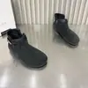 Botas de Moda de Cuero Mate Color Sólido Estilo Coreano para Mujer Primavera y Otoño Versátiles Cómodas de Suela Plana Botines Hebilla de Cuero Punta Redonda Botas Casuales