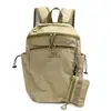 Mochila Ligera para Exteriores para Mujer, Contraste de Colores Rosa y Café, Bolsa Deportiva para Montañismo, Mochila Ligera para Senderismo, Mochila Casual Escolar para Estudiantes