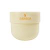 500ml boca larga corpo esfoliante frasco de creme pp injeção máscara garrafa de limpeza lama filme garrafa máscara frasco redondo fundo frasco de creme