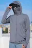 Ropa de Protección Solar Transpirable Anti-UV de Verano Unisex para Adolescentes Pesca al Aire Libre Chaqueta Fina Transpirable de Protección Solar